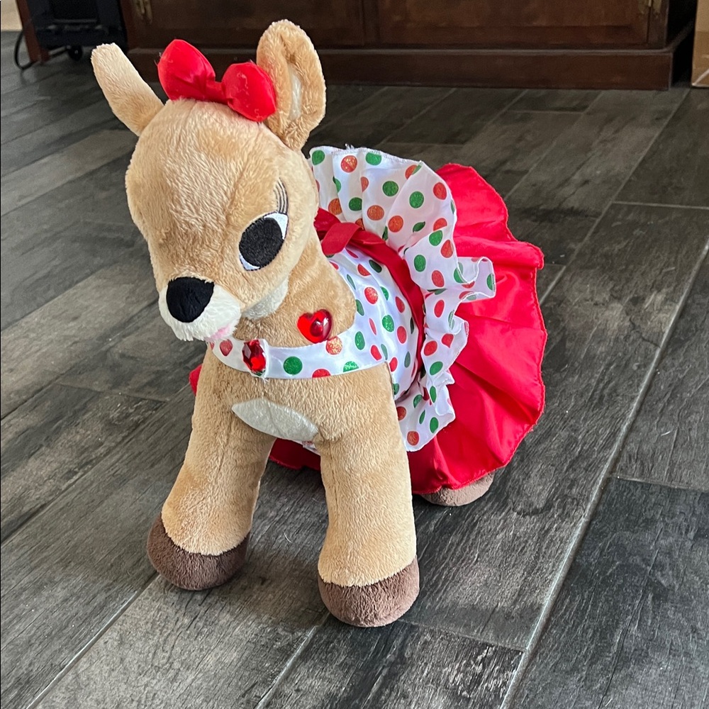 Build-a-Bear Clarice w/ blinking heart from Rudolph The Reindeer